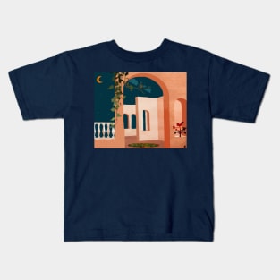 Night Rooftop Kids T-Shirt